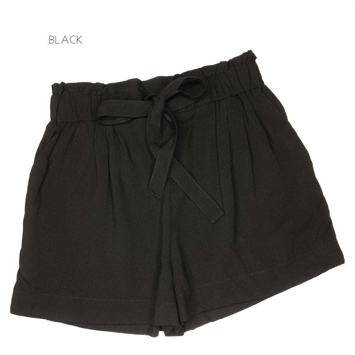 Flowy Tie Front Shorts