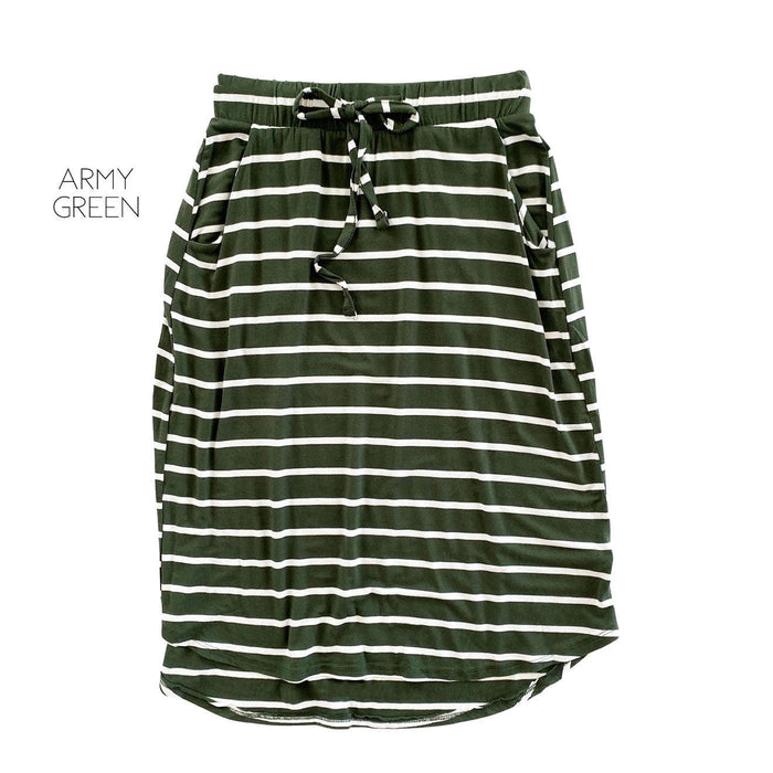 Striped Everyday Skirt | S-XL