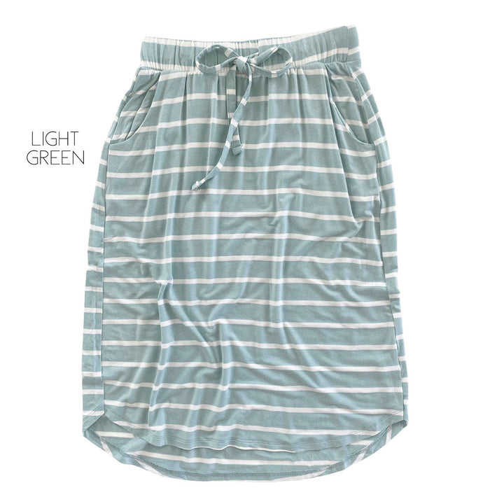 Striped Everyday Skirt | S-XL