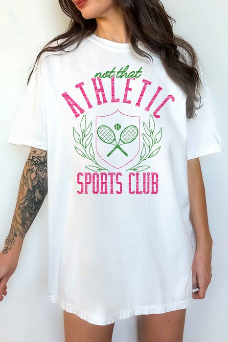 NOT THAT ATHLETIC CLUB OVERSIZED TEE
