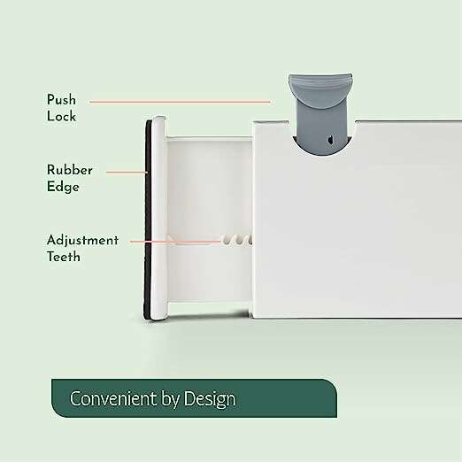 Adjustable Drawer Dividers - 4 Pack