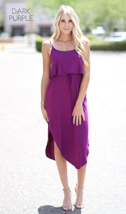 Layered Midi Dress | S-XL