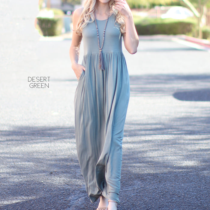 Pocket Tank Maxi Dress Pocket Tank Maxi Dress