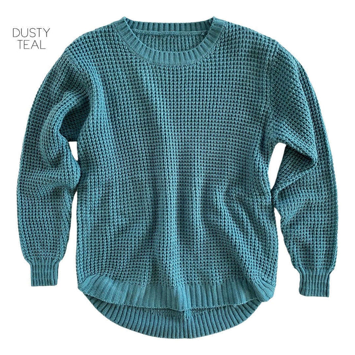 Waffle Knit Sweater Tunic | XS-3XL