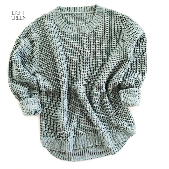 Waffle Knit Sweater Tunic | XS-3XL
