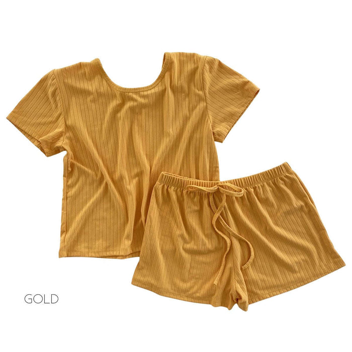 Ultra Soft Ribbed Lounge Set