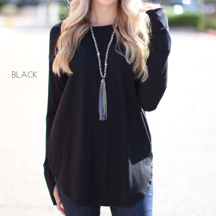 Thumbhole Tunic Top