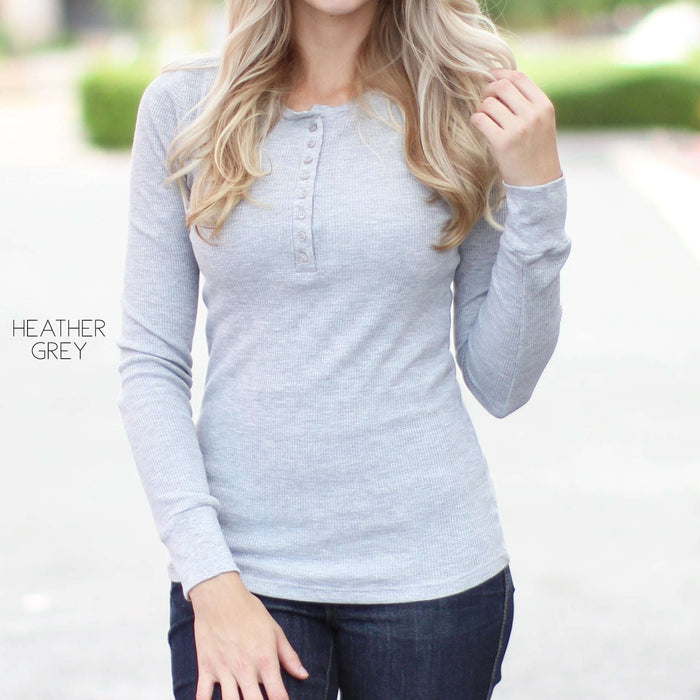 Henley Thermal Layering Top