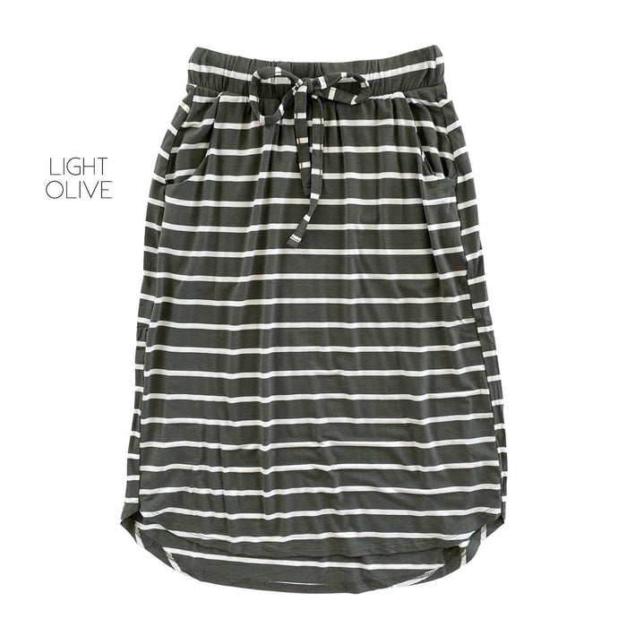 Striped Everyday Skirt | S-XL