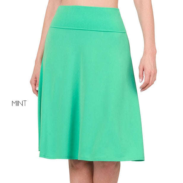 High Waist Everyday Skirt | S-3XL