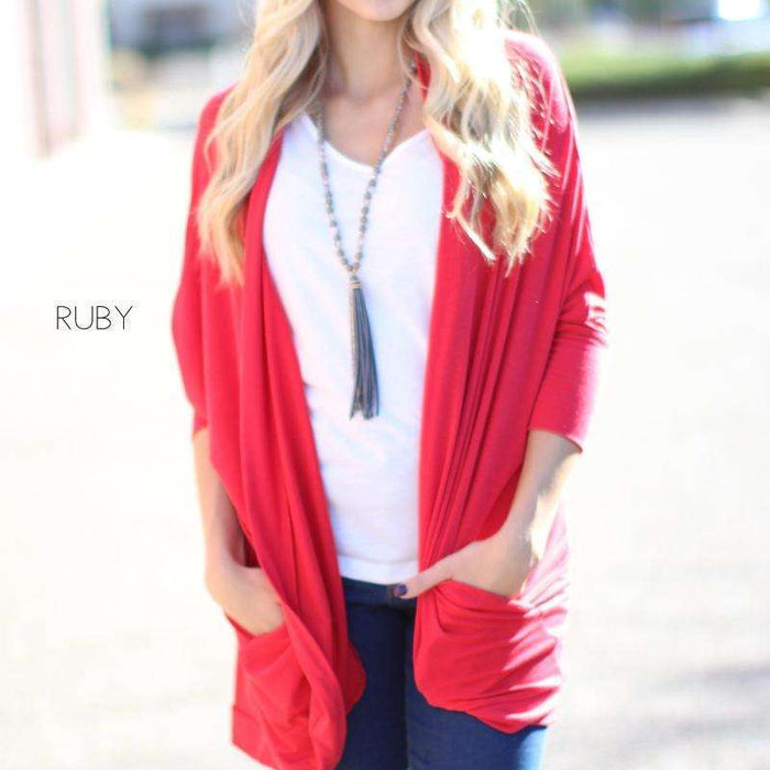 Soft Draped Cardigan | S-XL